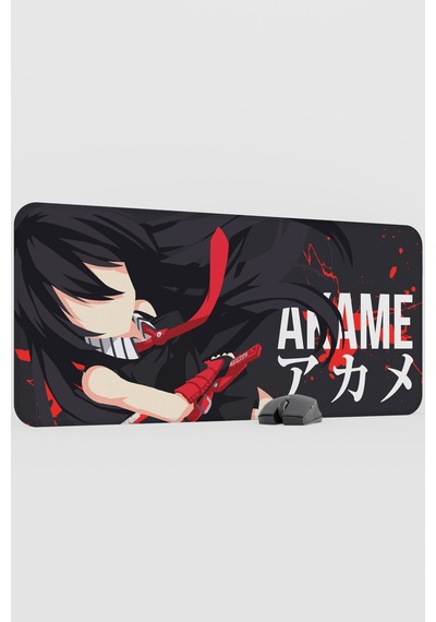 Akame Ga Kill Anime V5 - 90x40 Xxl Gaming Kauçuk Kaymaz Taban Mouse Pad Fare Altlığı