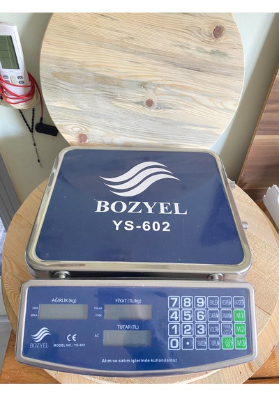 60 Kg Terazi-komple Metal Kasa-şarjlı-  Hesaplama-toplama Özellikli-büyük Akü Uzun Şarj