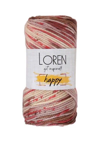 Loren Happy Ebruli El Örgü İpi Renk Kodu : Rh002