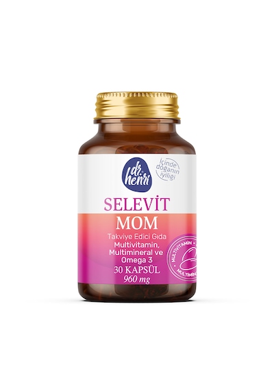 Selevit Mom Multivitamin Multimineral ve Omega 3 30 Kapsül