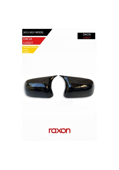 Dacıa Lodgy 2012-2021 Batman & Yarasa Ayna Kapağı Parlak Piano Black Sport