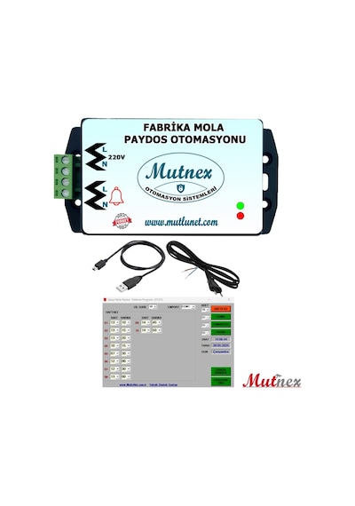 Fabrika Paydos Mola Zil Sistemi Otomasyonu Kampana Hariç