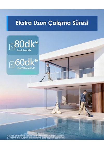 Tineco Floor One S9 Scientist 22000 Pa Şarjlı Süpürge