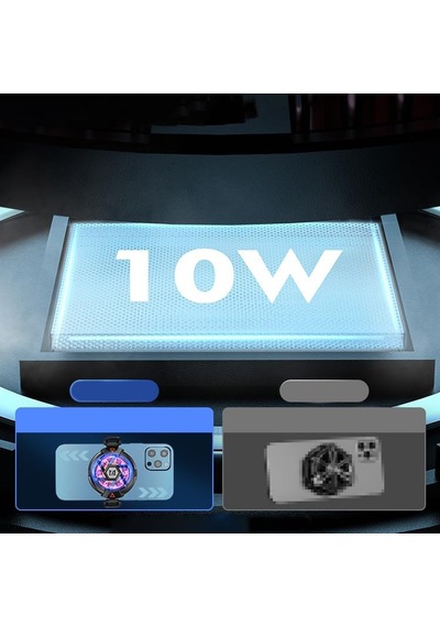 Sessiz Telefon Soğutucu Fan Şarj Özellikli Rgb Işıklı -3 Dereceye Kadar Anlık Tec Soğutma