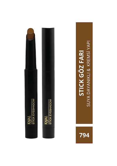 Kajal Suya Dayanıklı Kremsi Yapıya Sahip Kahverengi Stick Göz Farı & Stick Eyeshadow 794 Kahverengi
