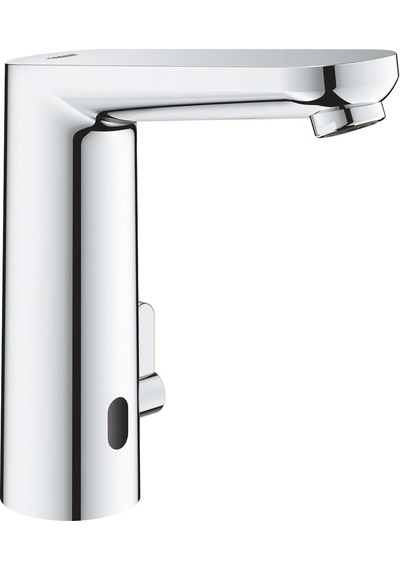 Grohe 36422001  Eurosmart Cosmopolitan E Fotoselli Lavabo Bataryası - 1/2" - L-boyut - Çift Su Girişli - Ayarlanabilir Sıcaklık Sınırlayıcısı - Gümüş
