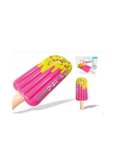 58766 Sprinkle Popsicle Gökkuşağı Buz Şeker Yatak Deniz Yatağı 183 X 66 Cm Pembe