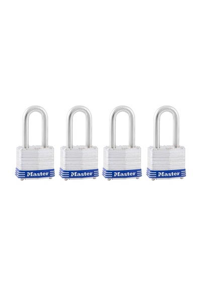 Master Lock 3qlf Dış Mekan Asma Kilit, Anahtarlı, 4 Adet Aynı And