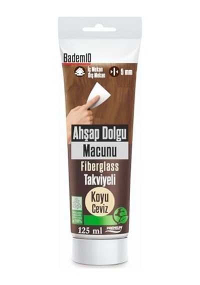 Ahşap Parke Tamir Macunu Koyu Ceviz Mobilya Masa Dolgu Çatlak Çizik Giderici 125 Ml Kullanıma Hazır
