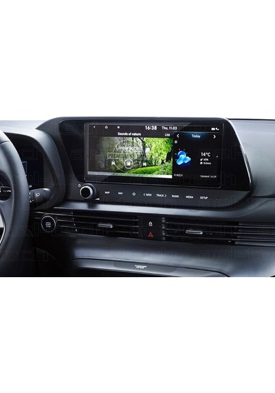 Hyundai İ20 Elite 2024-2025 Uyumlu 10,25 İnç Navigasyon 9h Nano Ekran Koruyucu