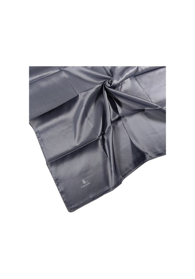 Mim Eşarp Mısırlı Eşarpları Degrade Kristal Sport Bulut Desenli Polyester Eşarp Açık Gri - Gümüş