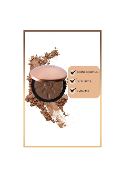 Note Cosmetique Bronzing Powder Bronzlaştırıcı Toz Pudra - 20 Koyu Bej