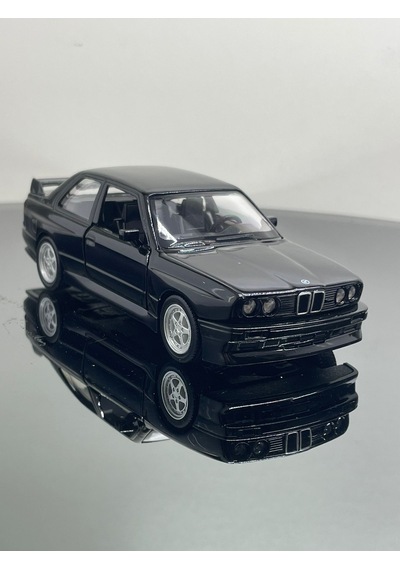 Bmw M3 1:32 Ölçek Metal Çek Bırak Model Araba 12 Cm - Siyah
