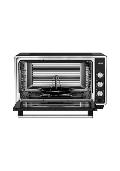 Koenic KMO 509026 50 L 1400 W 6 Fonksiyonlu Dikey Piliç Çevirmeli Buhar Destekli Pişirmeli Izgara Fonksiyonlu Mini Fırın