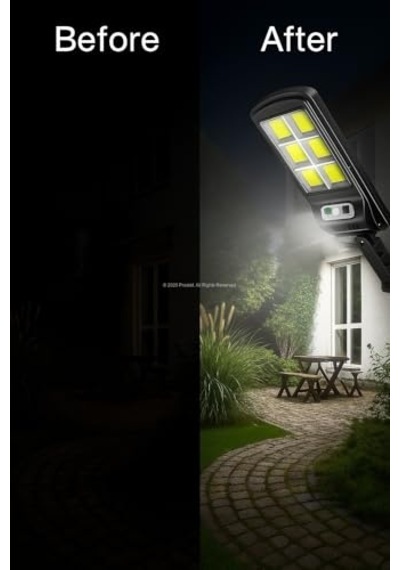 Güneş Enerjili Sensörlü Solar Led Lamba 72 Led Hareket Algılayıcılı Dış Mekan Duvar Aydınlatması Su Geçirme