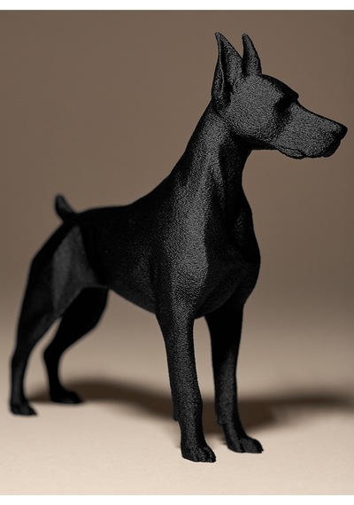 Doberman Dekoratif Heykel Modern Köpek Figürlü Ev & Ofis Dekoru