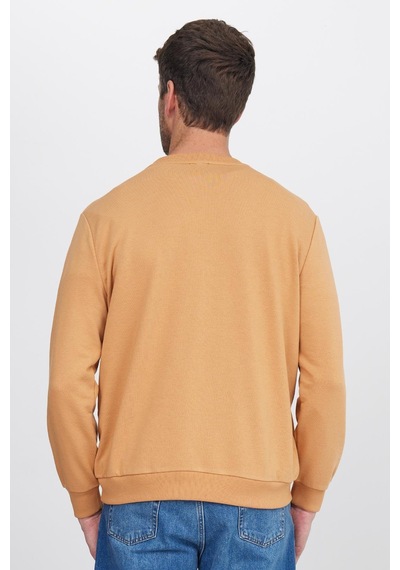 Tudors Unisex Relax Fit Rahat Kesim %100 Pamuk 3 İplik Basic Camel Bisiklet Yaka Sweatshirt-35146 Camel Tudors Unisex Relax Fit Rahat Kesim %100 Pamuk 3 İplik Basic Camel Bisiklet Yaka Sweatshirt-35146 Camel