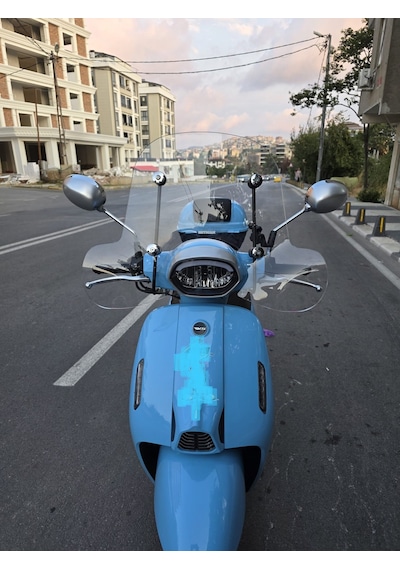 Motocam Rks Lt 50 Pro Ön Cam 2023-2026 Model 45cm Şeffaf Renkli 4mm Elcikli Aparatsız