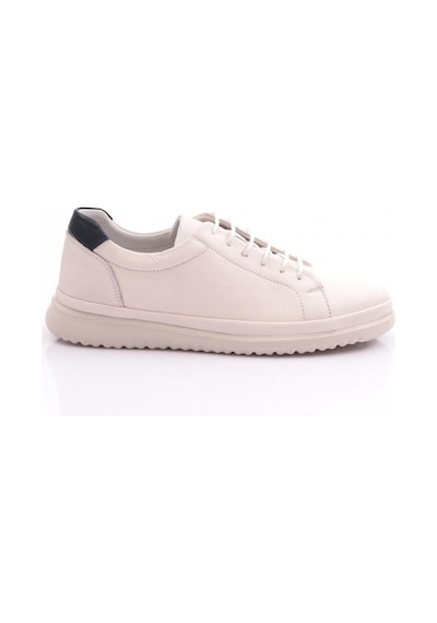 Dgn 9144 Erkek Düz Taban Sneaker Ayakkabi 9144-2505-R2728 Beyaz