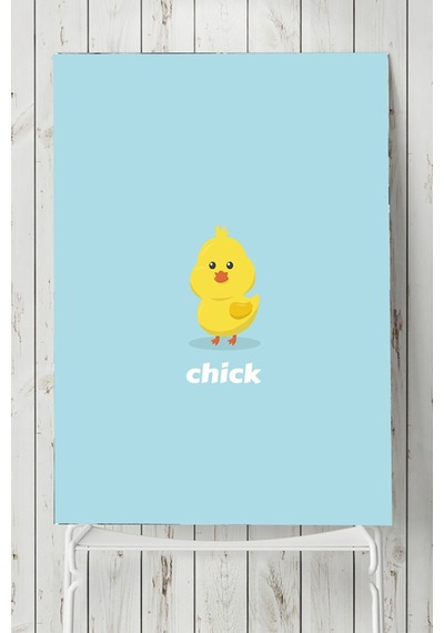 Küçük Civciv Çocuk Odası Poster