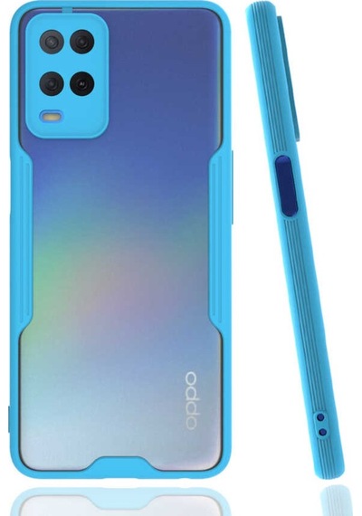 Oppo A54 4G Kılıf Zore Parfe Kenarları Pastel Renk Silikon Kılıf