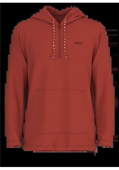 Levi's Polar Half Zip Sweatshirt-6474 Kırmızı