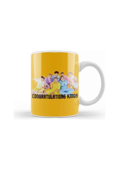Congratulatıons Kıngs Bts Army Gıft Kupa Bardak Porselen Karışık