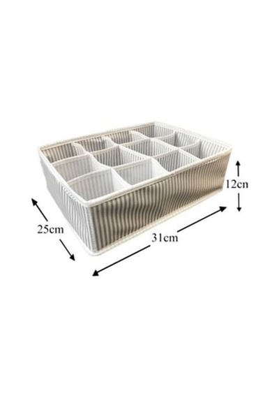 Çok Amaçlı 12 Bölmeli Çekmece Içi Düzenleyici Organizer Kumaş Tr Diğer