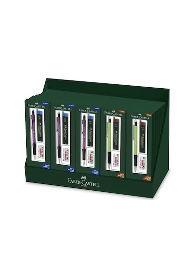 Fabercastell Grip 1345/47 05-0.7 Karişik Renk Kalem+Silgi+Uç Set