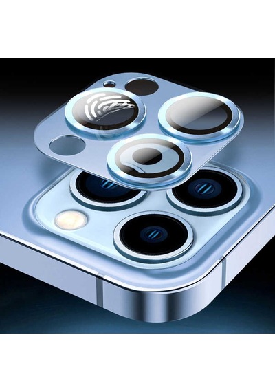 Apple Uyumlu iPhone 13 Pro Kamera Lens Koruyucu Çerçeveli Koruyucu Cl 03