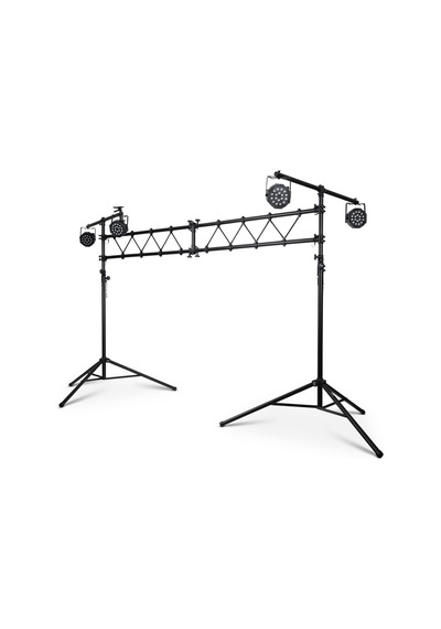 Kafesli Sahne Ls7730 Aydınlatma Standı Katlanır, Taşınabilir Par Kutu Ve Tiyatrolar, Oditoryumlar, Konser Salonları, Kulüpler Ve Mekanlar İçin Led Işık Rig, Ayarlanabilir Yükseklik, Lastik Ayaklar,