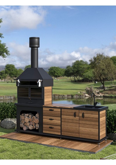 Fırınlı Tezgahlı Barbekü 2.4m Diğer