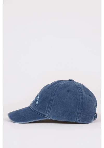DeFacto Erkek Çocuk Nakışlı Jean Cap Şapka D5313A825SMIN8