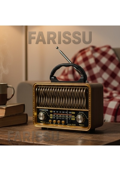 Everton Rt-751 Nostaljik Tasarımlı Bluetooth/solar/usb/tf Kart Destekli Am/fm/sw