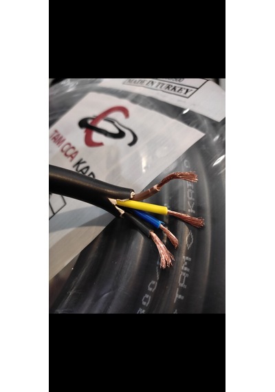 100 MT 4x2,5 MM CCA TTR TAM KESİT ÇOK TELLİ ELEKTRİK KABLOSU