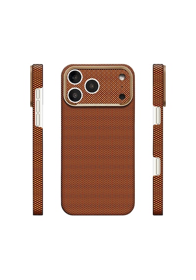 Nihcase Apple iPhone Uyumlu 17 Pro Kılıf M-safe Şarj Özellikli Paris Zerre Sert Pc Kapak + Ekran Koruyucu