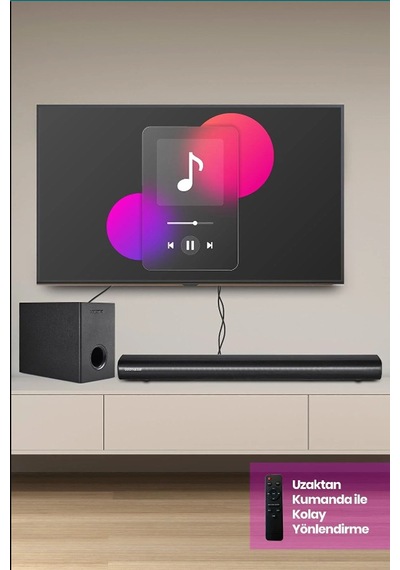Goldmaster Sw-910 Bt Soundbar Kablolu Woofer 261535 Siyah