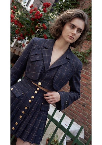 Sagaza Club Scotland Blazer Lacivert