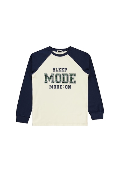 Civil Boys Mode Baskılı 10-13 Yaş Pijama Takımı - Lacivert