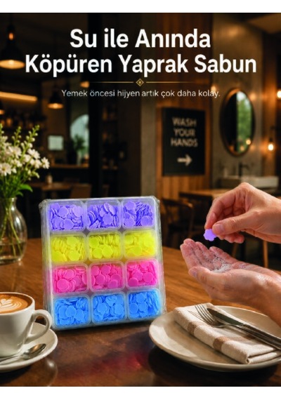 Lexroo 24 Adet Taşınabilir Yaprak Sabun Kutusu Diğer