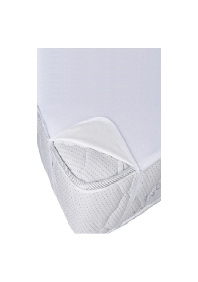 Mycey Sıvı Geçirmez Bebe Alezi 70x130 Cm Pamuk Kumaş Beyaz