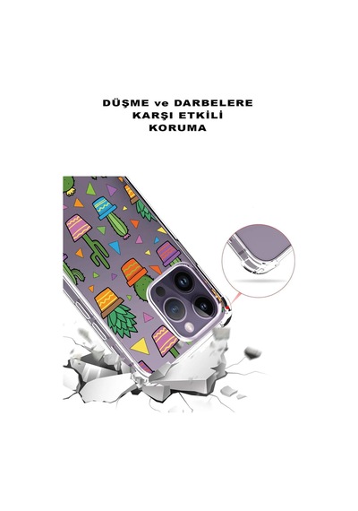 Samsung Galaxy S24fe İle Uyumlu Water Color 4 Baskılı Şeffaf Köşe Korumalı Antişok Kılıf