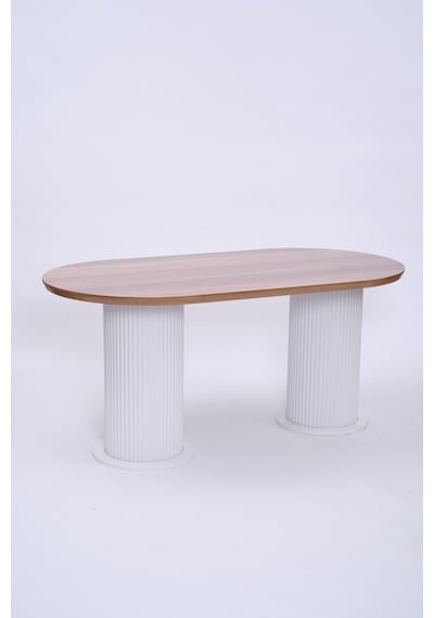 Bohem Boyalı Highgloss Mdf Yemek Masası 90 170 Ceviz