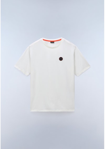 Napapijri S-badge Ss 1 Erkek T-shirt-31960 Beyaz