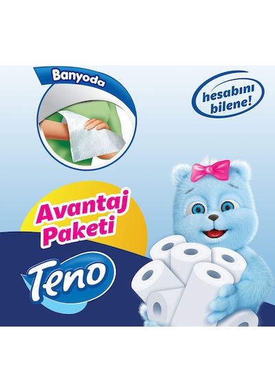 Teno Avantaj Paket Kağıt Havlu  4 x 12 Rulo