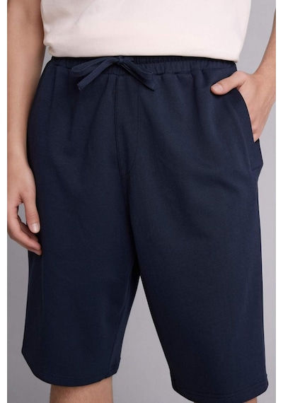 Defacto Baggy Fıt Lastikli Bel Şort G4183ax26smnv64 Lacivert-nv64
