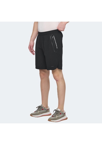 Slazenger VIKTOR Erkek Cepli Siyah Şort