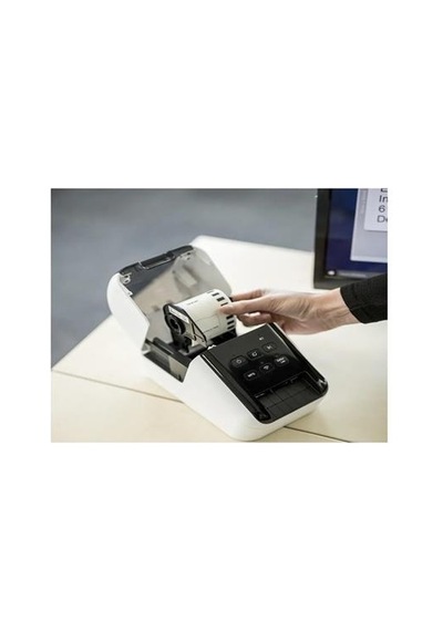 Brother P-touch Ql-810wc 62mm E Kadar Baskı Dk Serisi Usb Wi-fi Etiket Yazıcı + Dk-22205 62mm Termal Etiket, 30 Metre