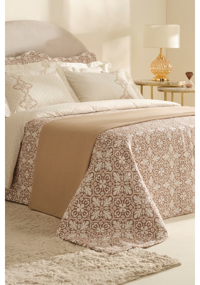 Karaca Home Luvina 8 Parça Çift Kişilik Summer Set Bej Bej