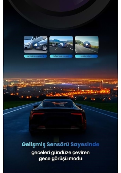 Mpıa Cc-69 4 Lens 3.16" Ips Ekran 5mp / Wi-fi / Tf Araç Kamerası
